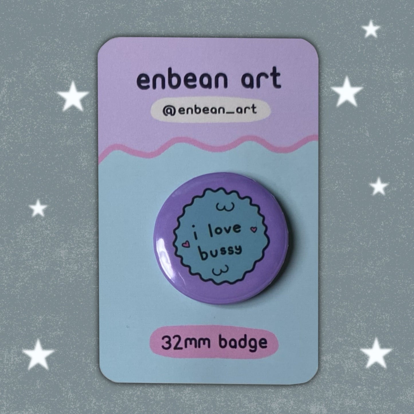 I Love Bussy Badge