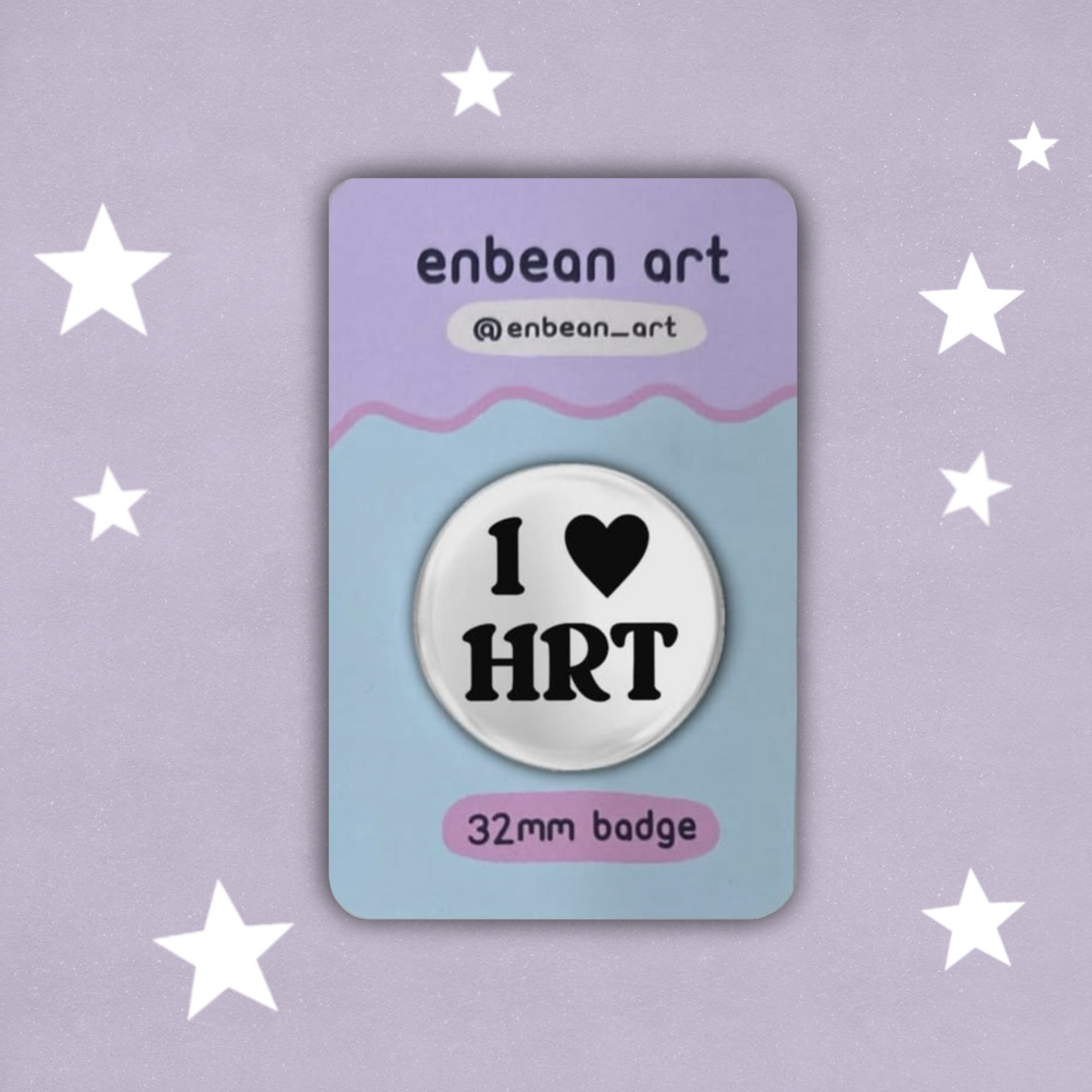 I Love HRT Badge