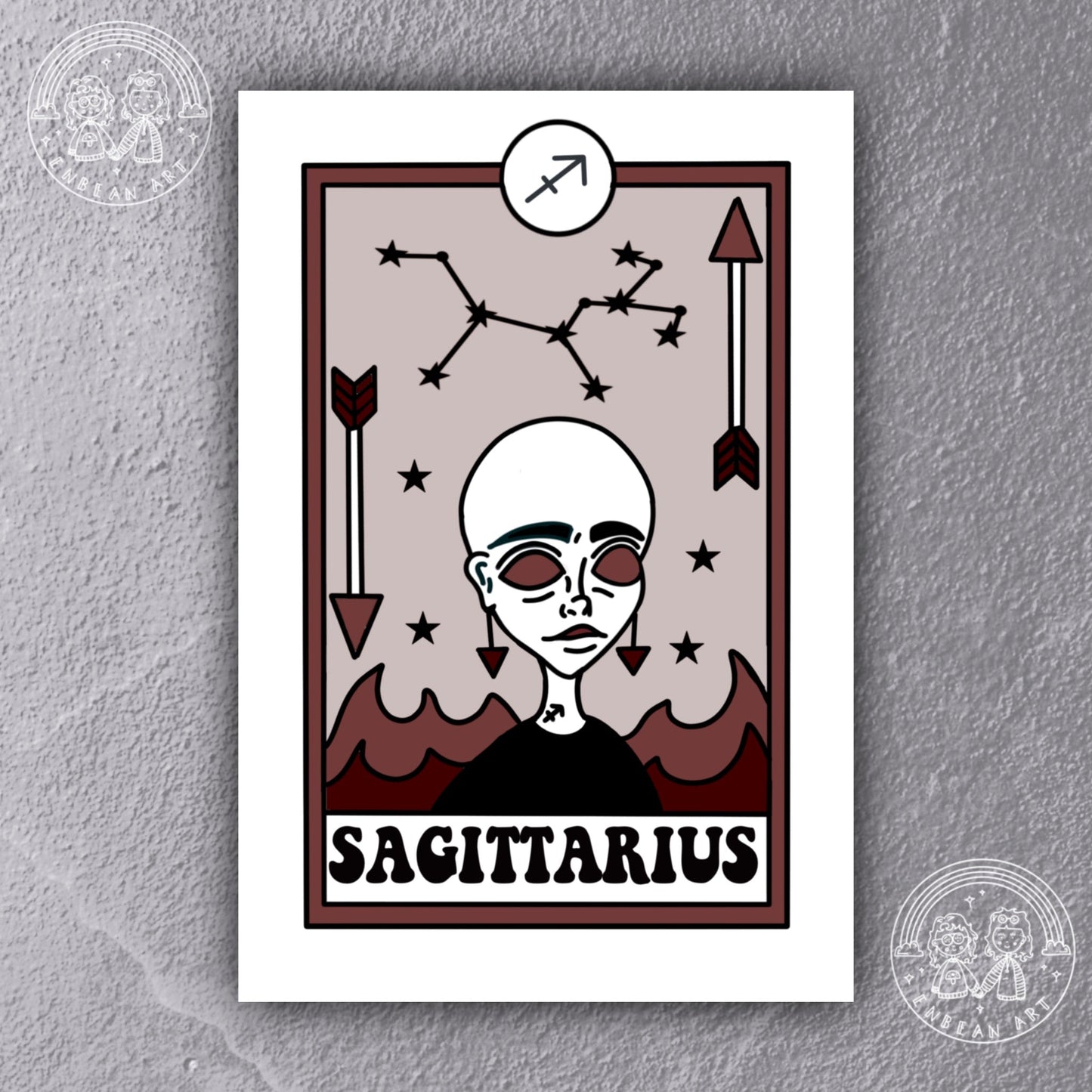 Tarot Star Sign Print