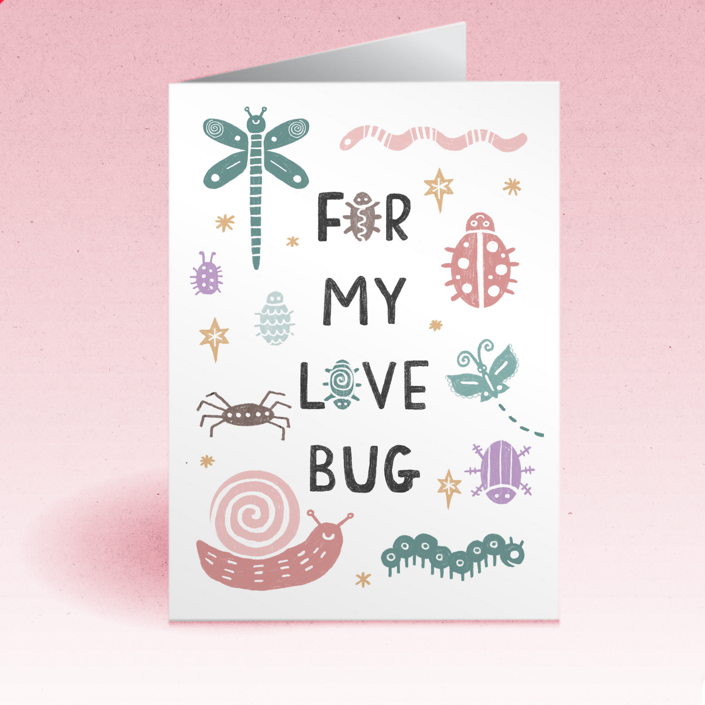 For My Love Bug Greeting Card