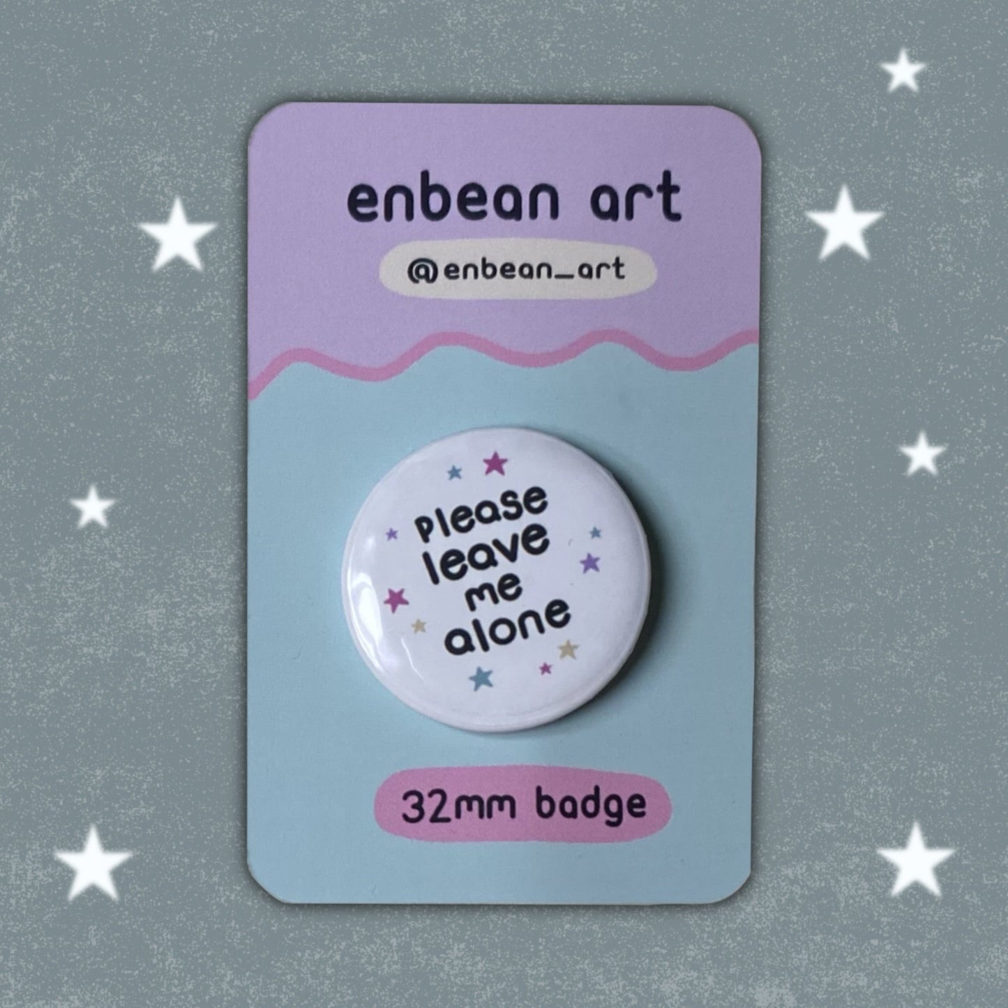 Please Leave Me Alone Badge