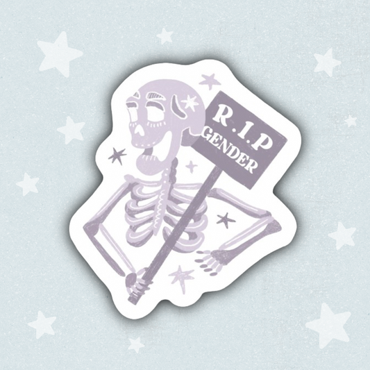 RIP Gender Sticker