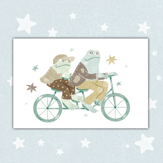Frog and Toad Print