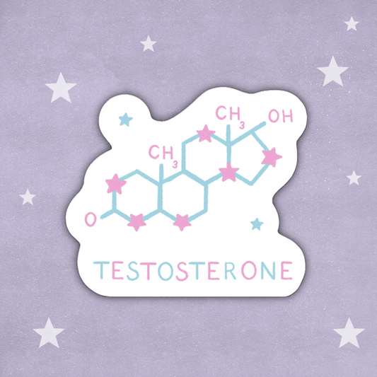 Testosterone Sticker